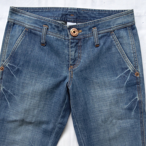 Armani Exchange Medium Wash Bootcut Cotton Jeans- Sz. 4 - Picture 5 of 7